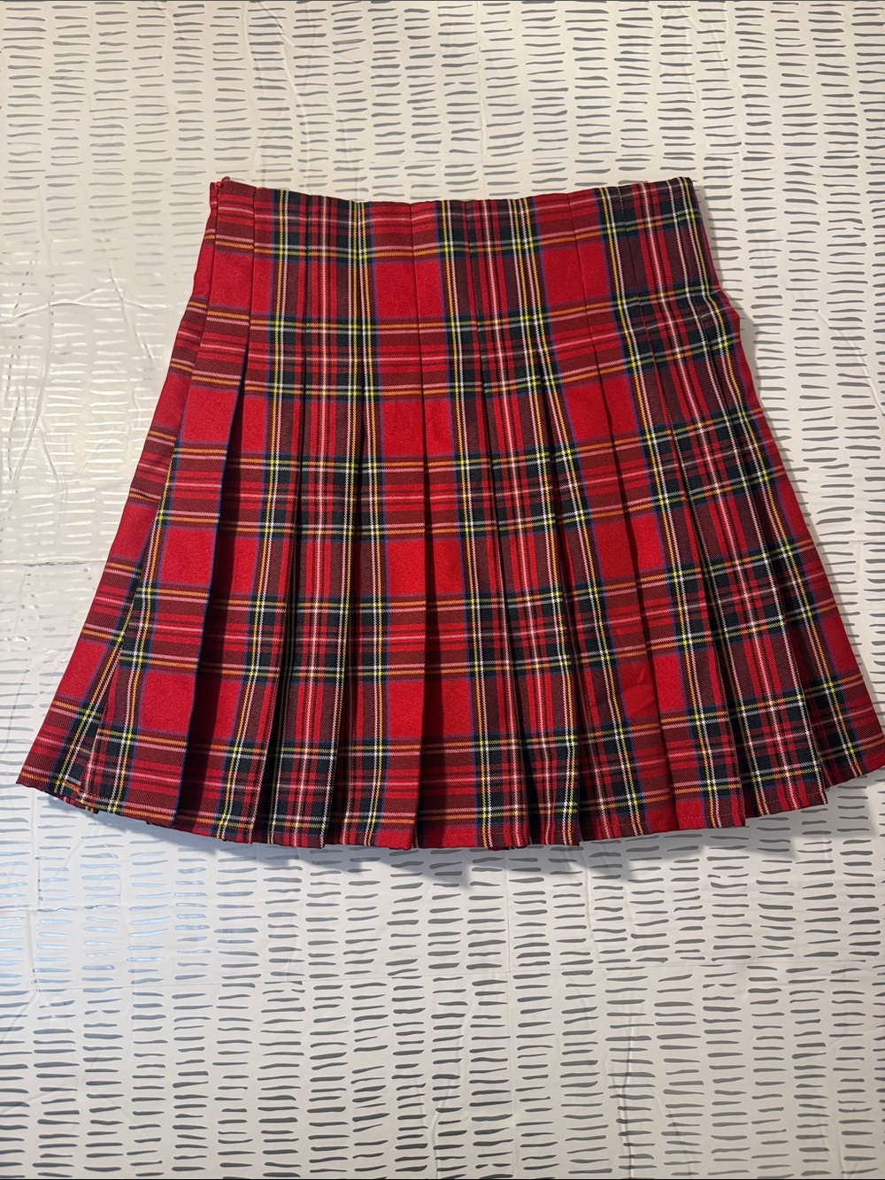 SHEIN Pleated Skater Mini Skirt